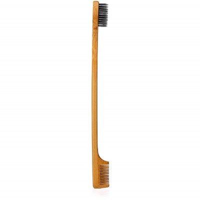 Wholesale Custom Logo Eco-friendly Bamboo Boar Bristle Hair Edge Control Brush