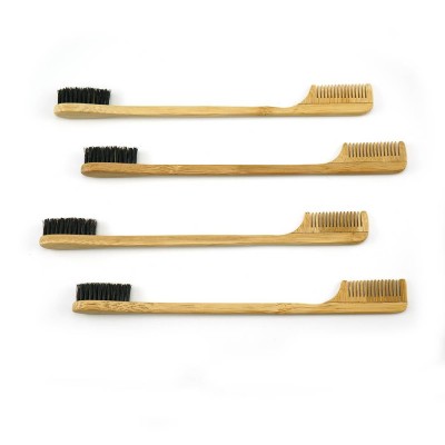 Eco-friendly Natural Bamboo Wood Boar Bristle Hair Edge Control