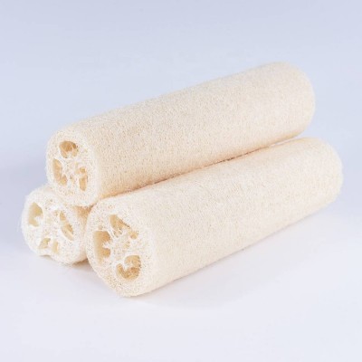 High Quality Natural Custom Size Exfoliating Body Sponge Scrubber Loofa /luffa Bath Loofah With String