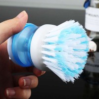 Kitchen Wash Tool Pot Pan Dish Bowl Palm Brush Scrubber Cleaning Cleaner Brush Soap Dispensing Palm Brush