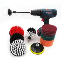 15 Sets Electric Drill Cleaning Brush Cleaning Floor Tile Wheel Kitchen and Bathroom