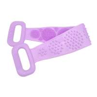 Silicone Brushes Bath Towels Rubbing Back Mud Peeling Body Massage Shower Extended Scrubber Skin Clean Shower Brushes